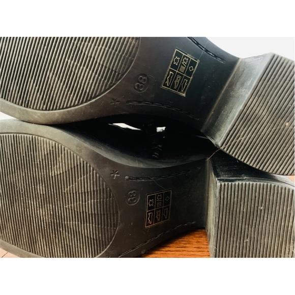 SOLD* Black Fall chunky heel with buckle boot - Picture 5 of 11